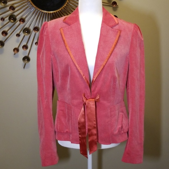 Esprit Jackets & Blazers - ESPRIT coral corduroy jacket - like new!